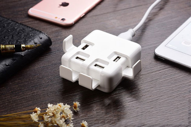 แท่นชาร์จอเนกประสงค์ 4 port USB